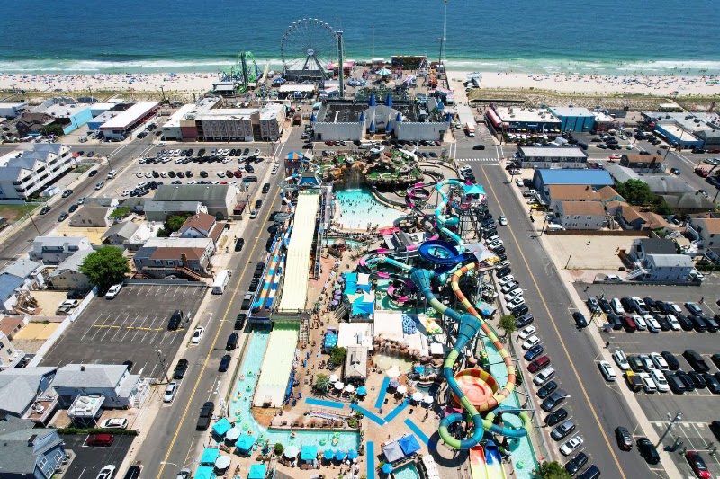 Casino Pier and Breakwater Beach